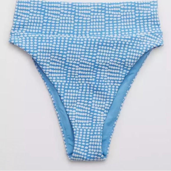 Other - Aerie Jacquard High Cut Bikini Bottom